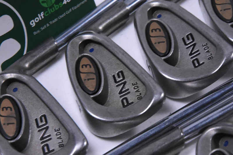 Ping i3 Blade Irons / 3-PW+SW / Blue Dot / Stiff Flex Ping Cushin JZ Shafts