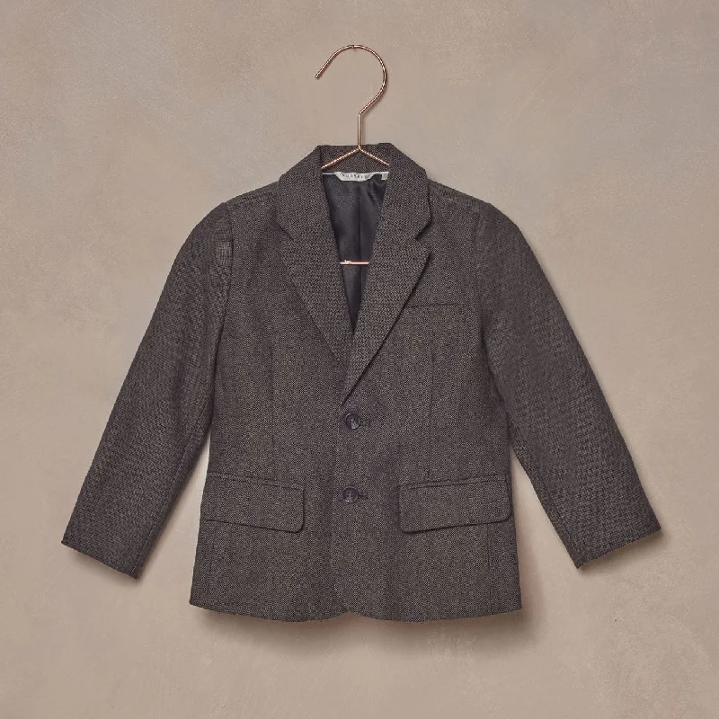 Sebastian Blazer - Heathered Black Melange - FINAL SALE