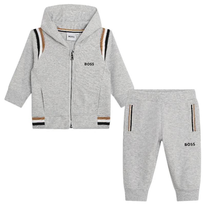 Gray Logo Tracksuit