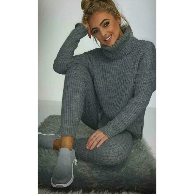 Chunky Knitted 2 Piece Lounge Set