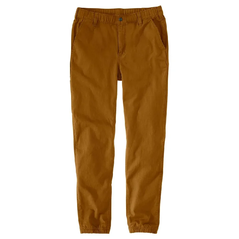 Carhartt 106889 Men's Rugged Flex® Relaxed Fit Canvas Jogger Pant - 44W x Regular - Carhartt Brown