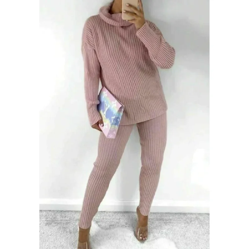 Chunky Knitted 2 Piece Lounge Set