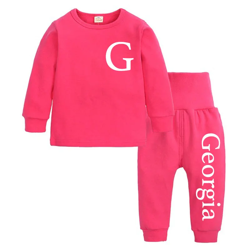 Essex Personalised Initial & Name Pant Tracksuit Set (3m-12 Years)