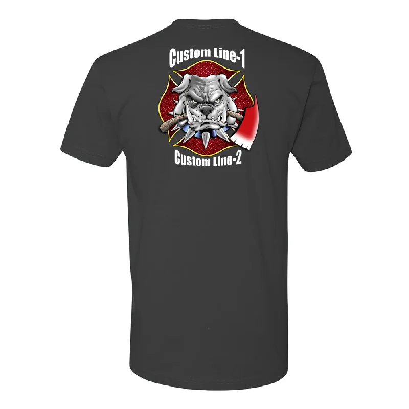 Customized Axe Bulldog Fire Station Premium T-Shirt