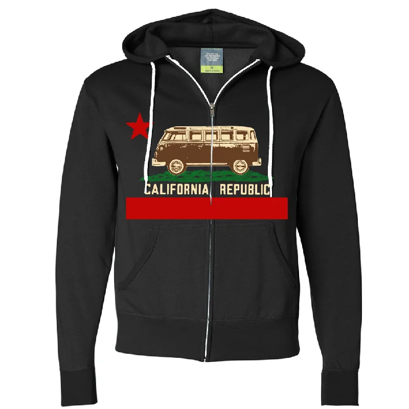 California Republic Vintage Van Zip-Up Hoodie