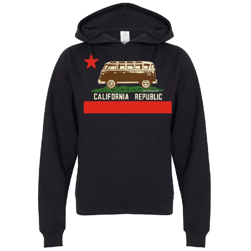 California Republic Vintage Van Premium Youth Sweatshirt Hoodie