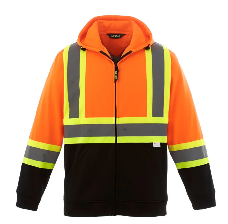 L00682 - Freedom - Hi-Vis Full Zip Hooded Sweatshirt