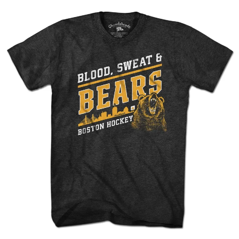 Blood Sweat & Bears Boston Hockey T-Shirt