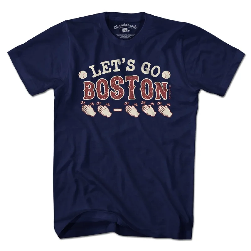 Let's Go Boston Emoji Clap T-Shirt