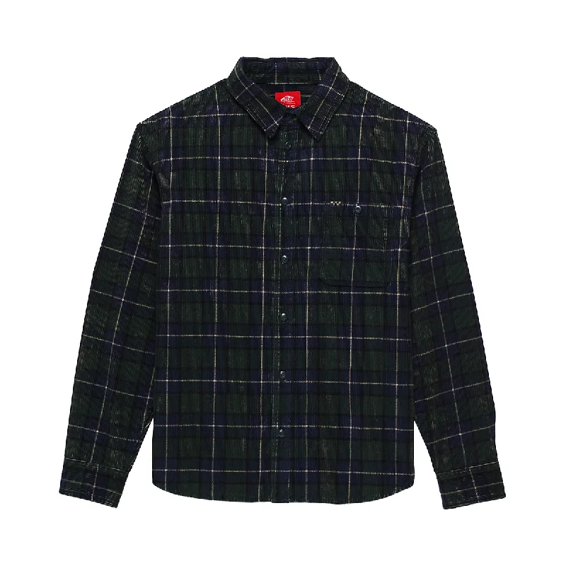 AVE Long Sleeve Woven Shirt - Scarab