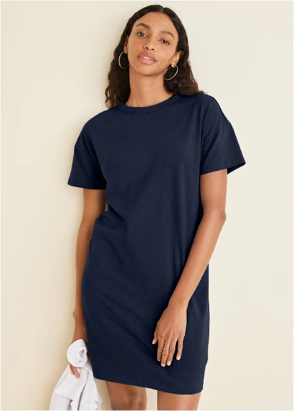 T-Shirt Dress - Navy