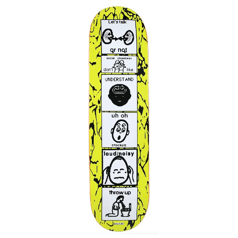 Quasi Gilbert Crocket Puker Skate Deck - 8.25