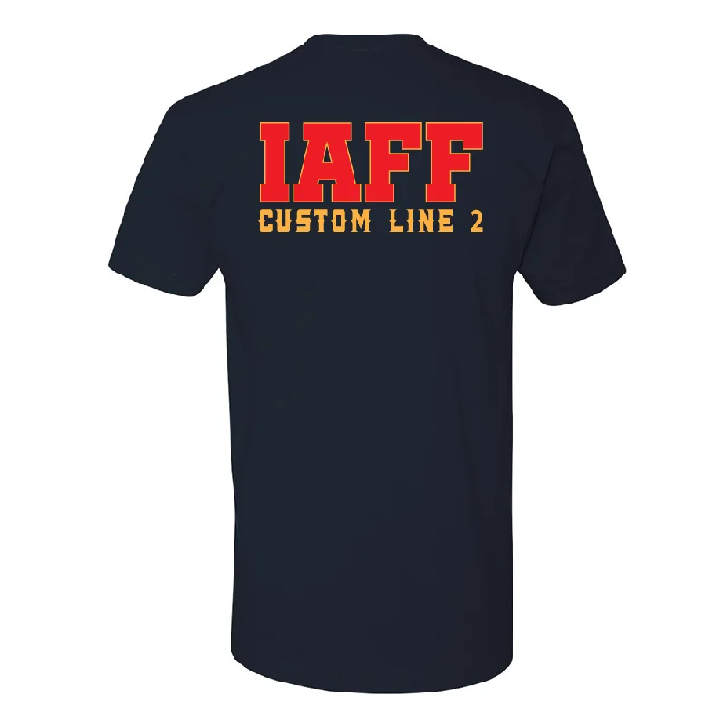 Customized Red & Yellow IAFF Duty Premium T-Shirt