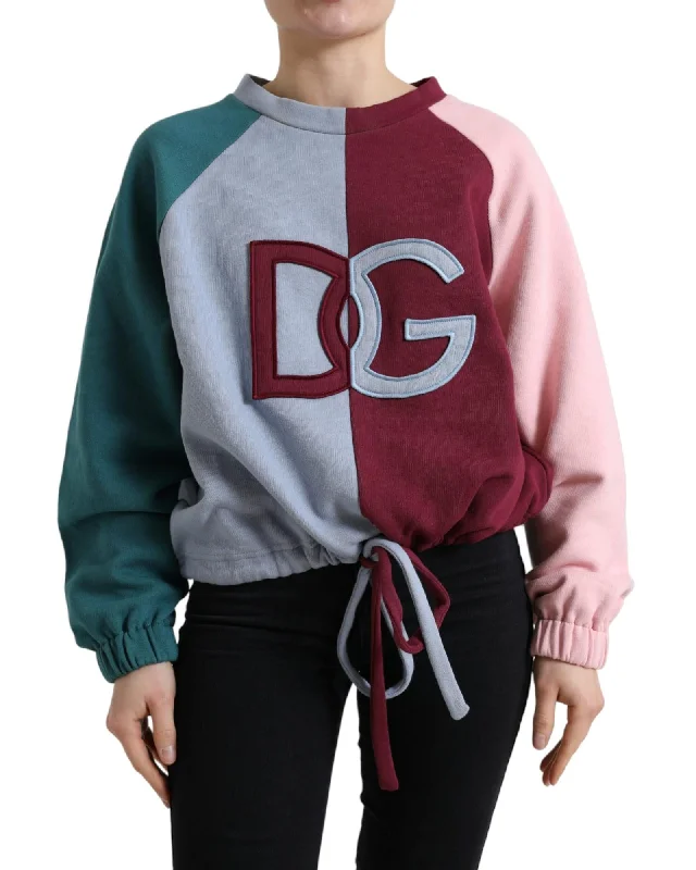 Dolce & Gabbana  Colorblock Sweatshirt - Multicolor - TSH84212