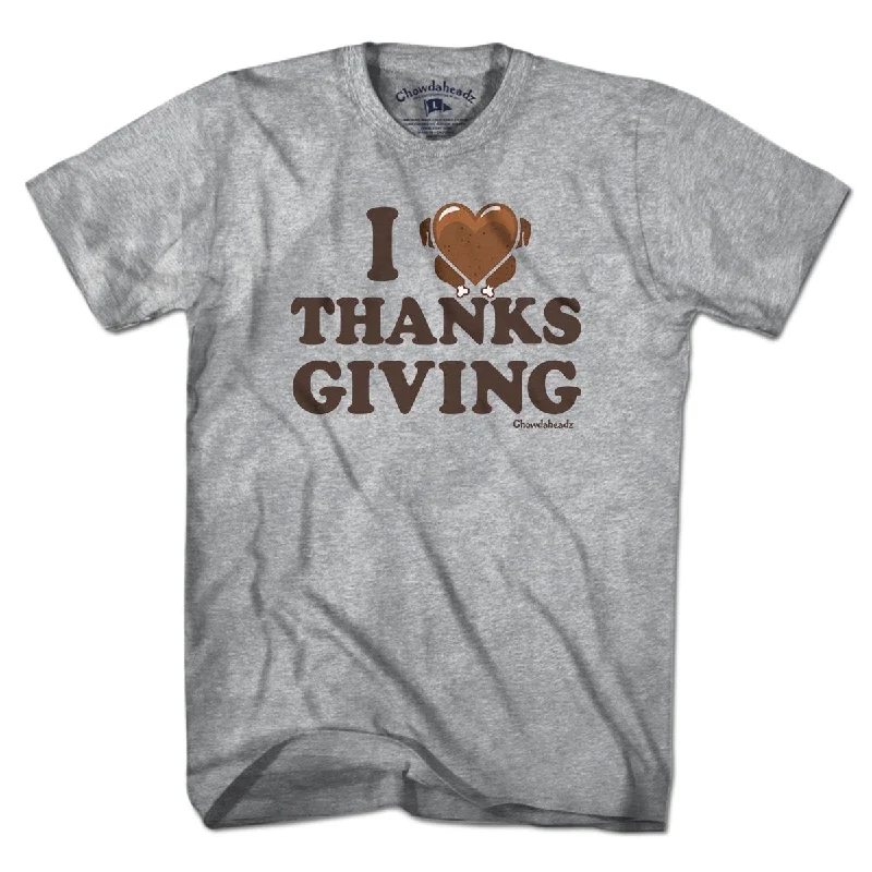 I Heart Thanksgiving Turkey T-Shirt