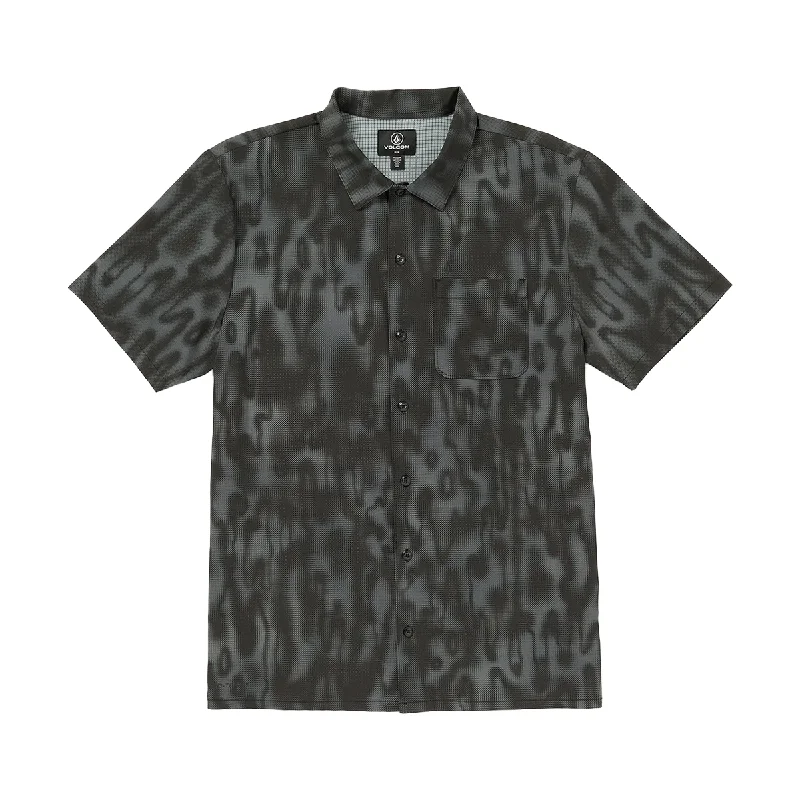 Volcom Ridgestone Short Sleeve Shirt - Asphalt Black