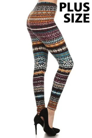 Tribal Print Leggings