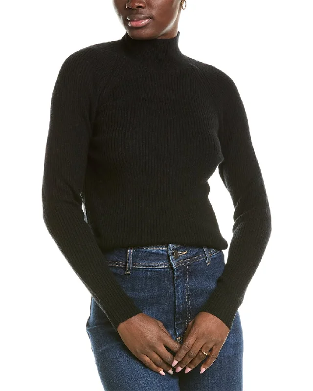 Brodie Cashmere Wool & Cashmere-Blend Skinny Mock Neck Jumper