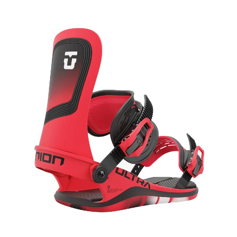 Union 2025 Ultra Snowboard Bindings - Hot Red