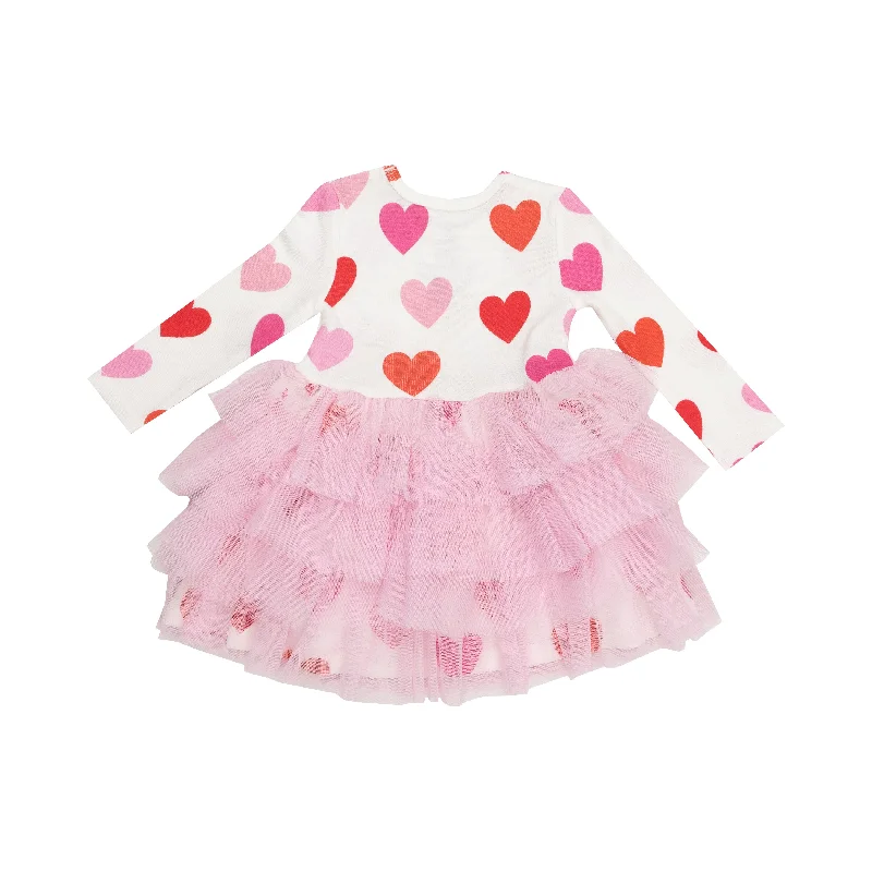 Girls Big Heart Dress