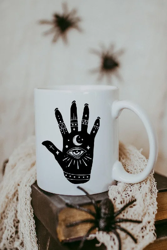 Palm Reading Halloween Mug