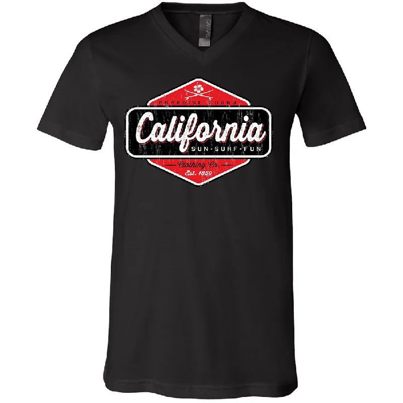 California Paradise Found Asst Colors V-Neck