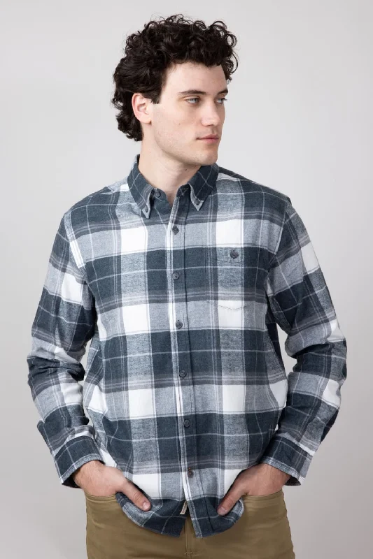 Weatherproof Vintage Brushed Flannel Shirt for Men in Lava Smoke | F2485572GK-LAVASMOKE