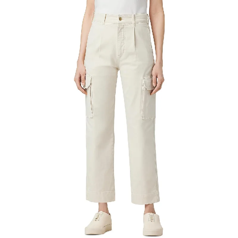 Joe's Womens High Rise Pleated Cargo Pants