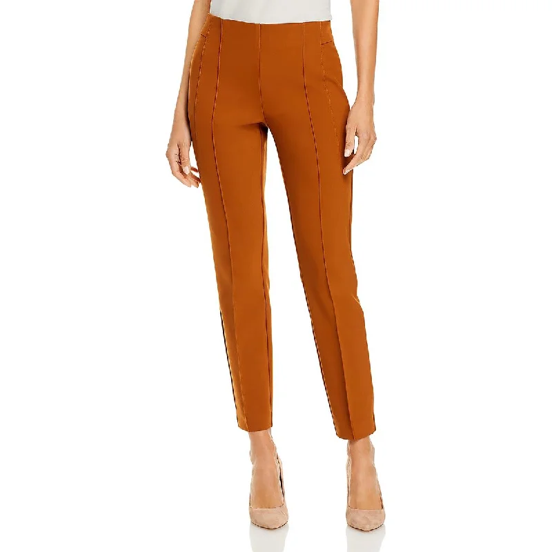 Lafayette 148 New York Womens Gramercy High Rise Pintuck Dress Pants