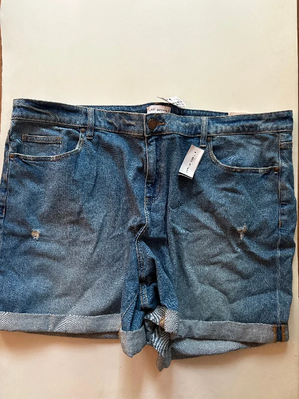 Shorts By Lane Bryant In Blue, Size: 24