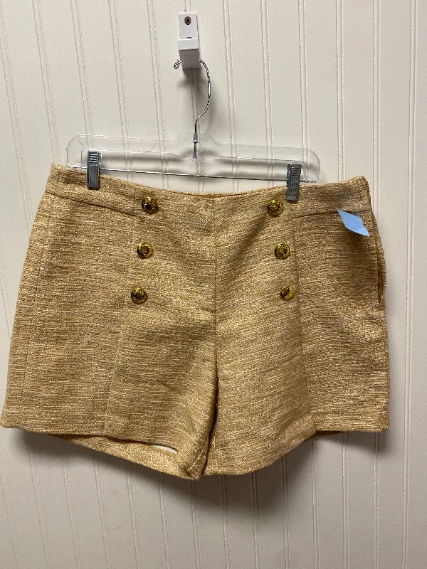 Shorts Designer By Lilly Pulitzer In Gold, Size: 12